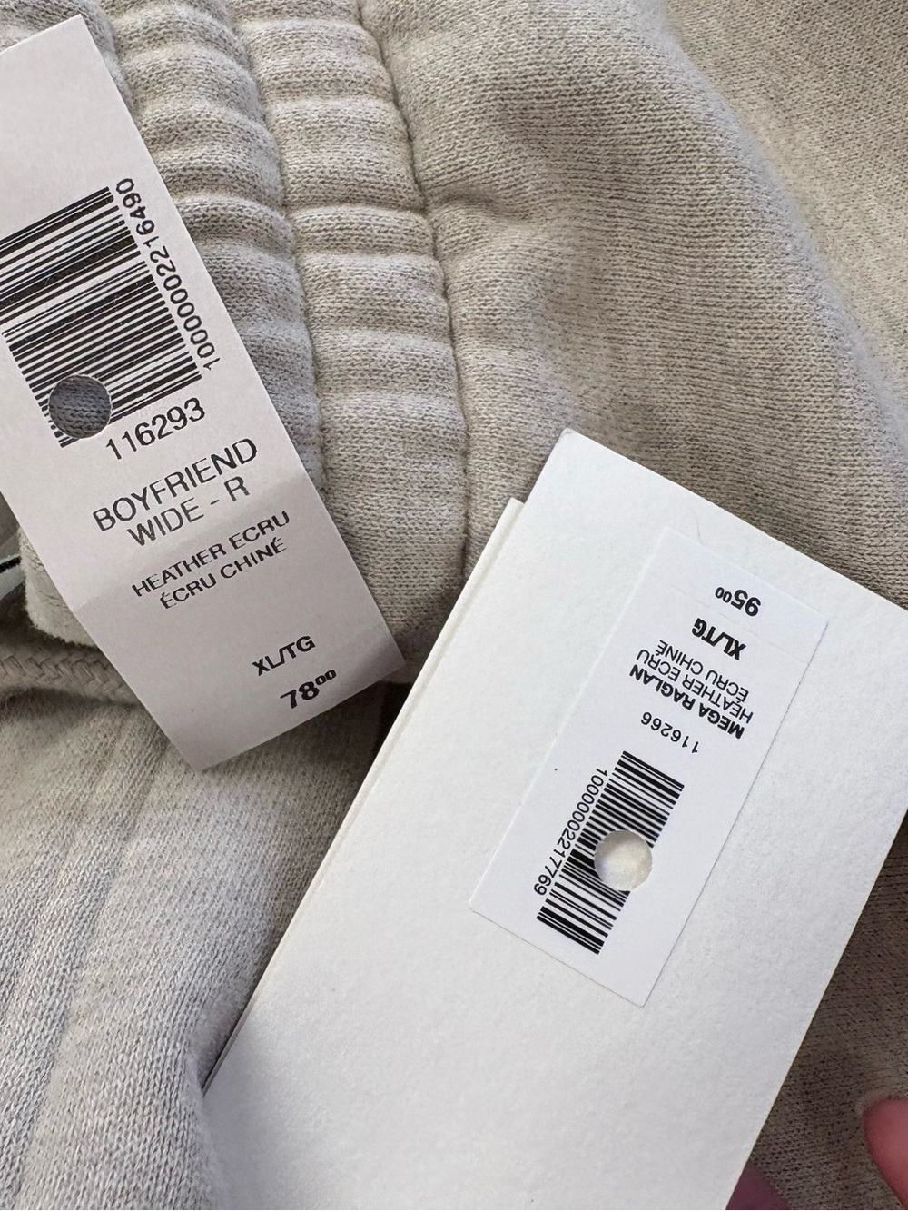 NWT aritzia sweatfleece set - Picture 2 of 2